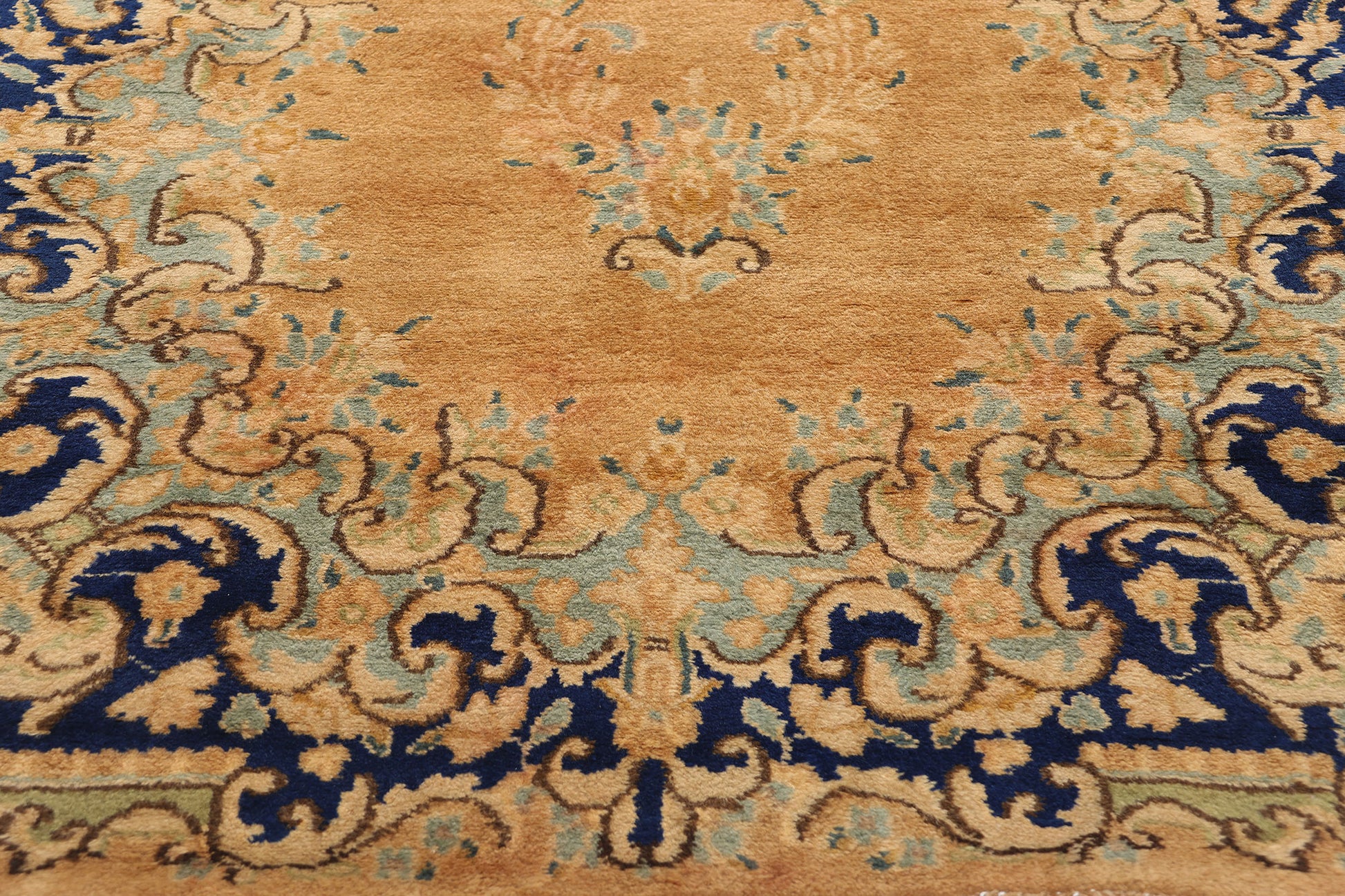 3 x 17 Vintage Persian Kerman Rug 73658