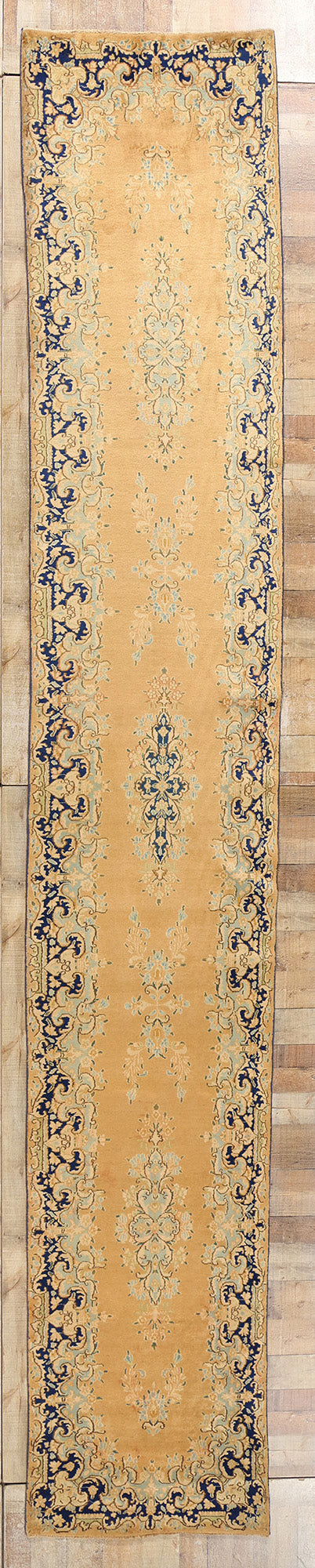 3 x 17 Vintage Persian Kerman Rug 73659