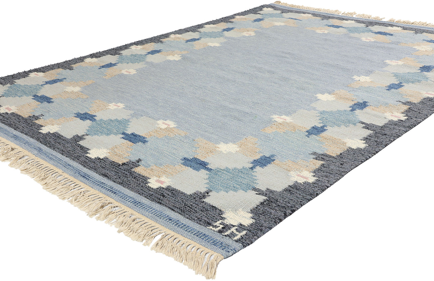 5 x 8 Svensk Hemslojd Vintage Swedish Rollakan Rug 78823