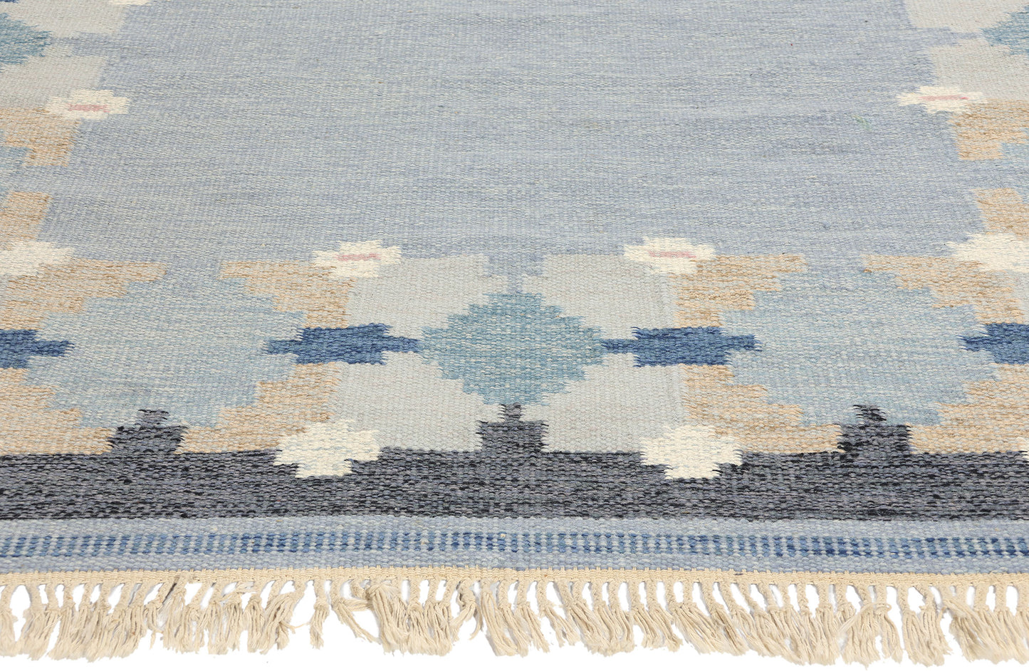 5 x 8 Svensk Hemslojd Vintage Swedish Rollakan Rug 78823