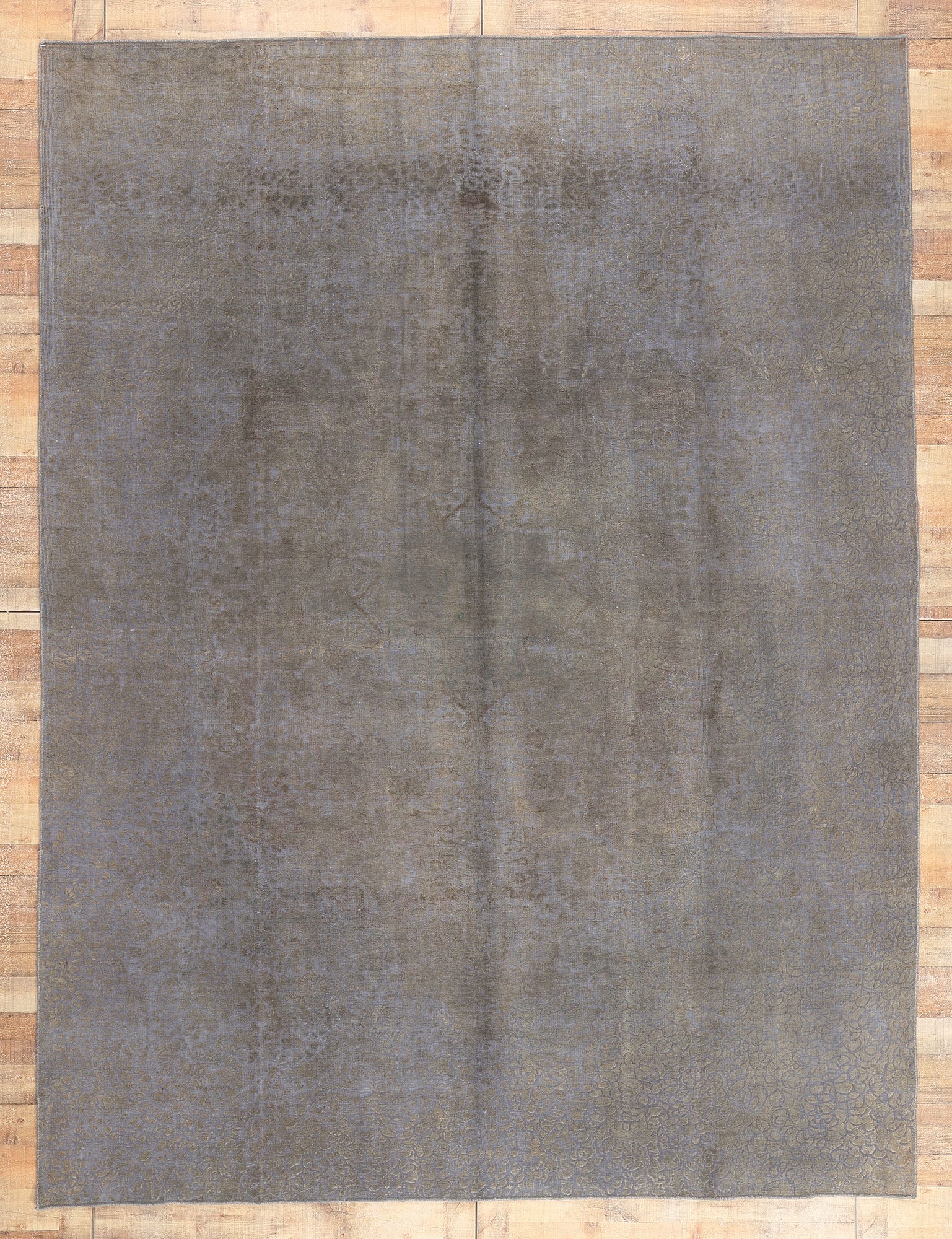 9 x 12 Vintage Turkish Overdyed Rug 60618