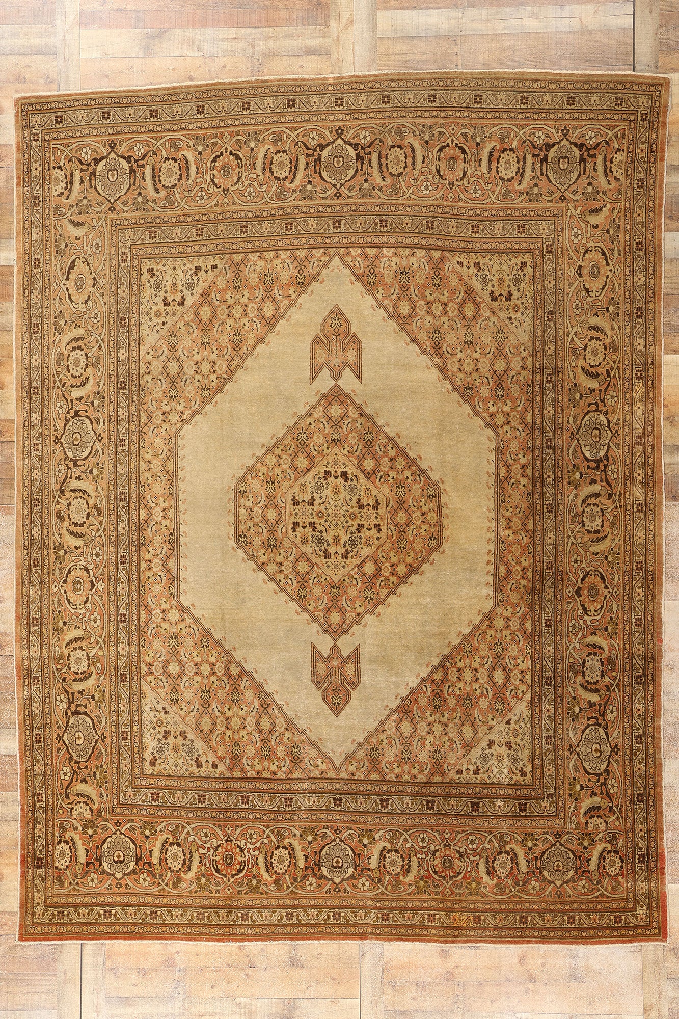 9 x 13 Haji Khalili Antique Persian Tabriz Rug 74938
