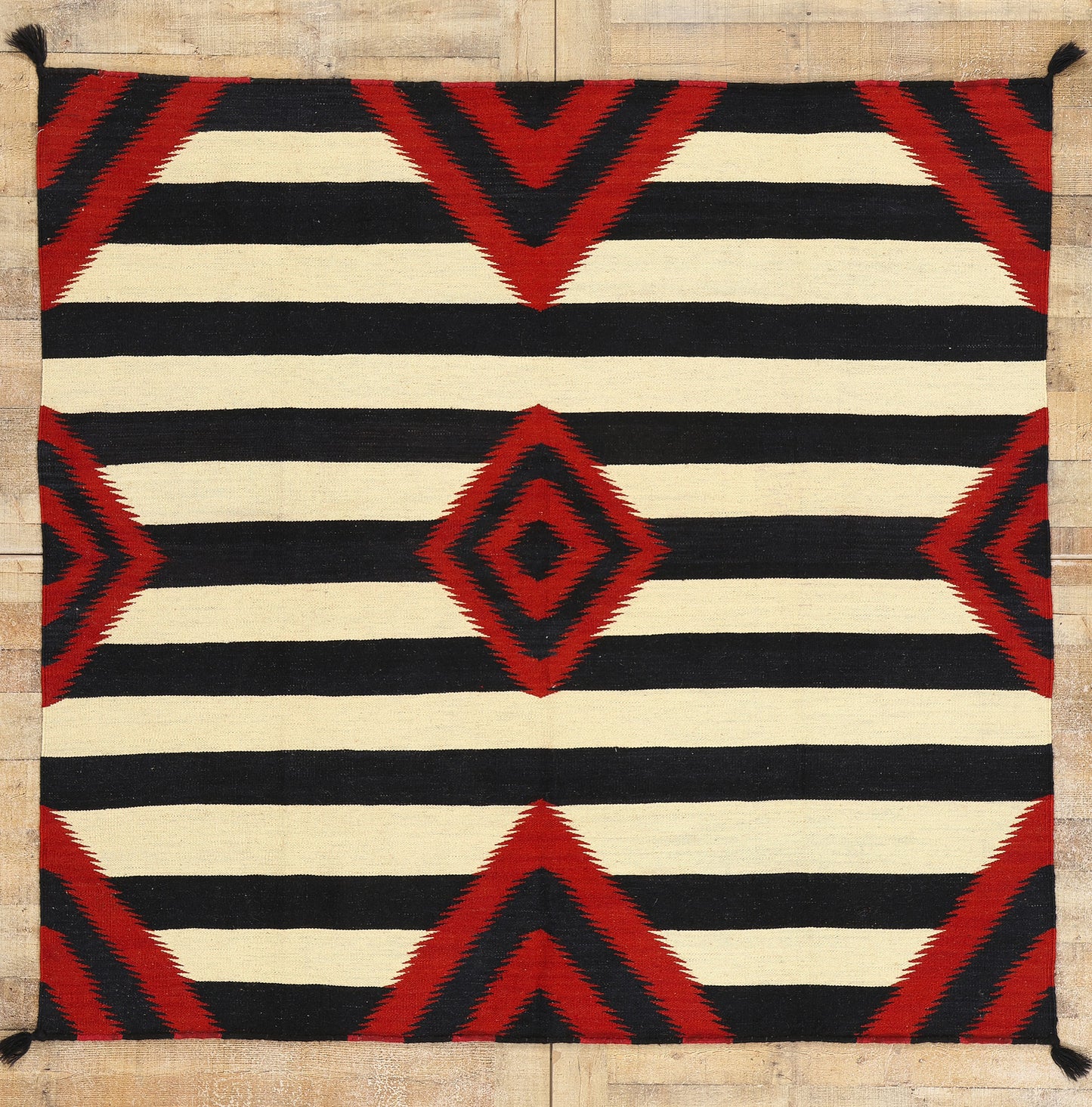 6 x 6 Southwest Modern Chief Blanket Navajo-Style Rug 81046