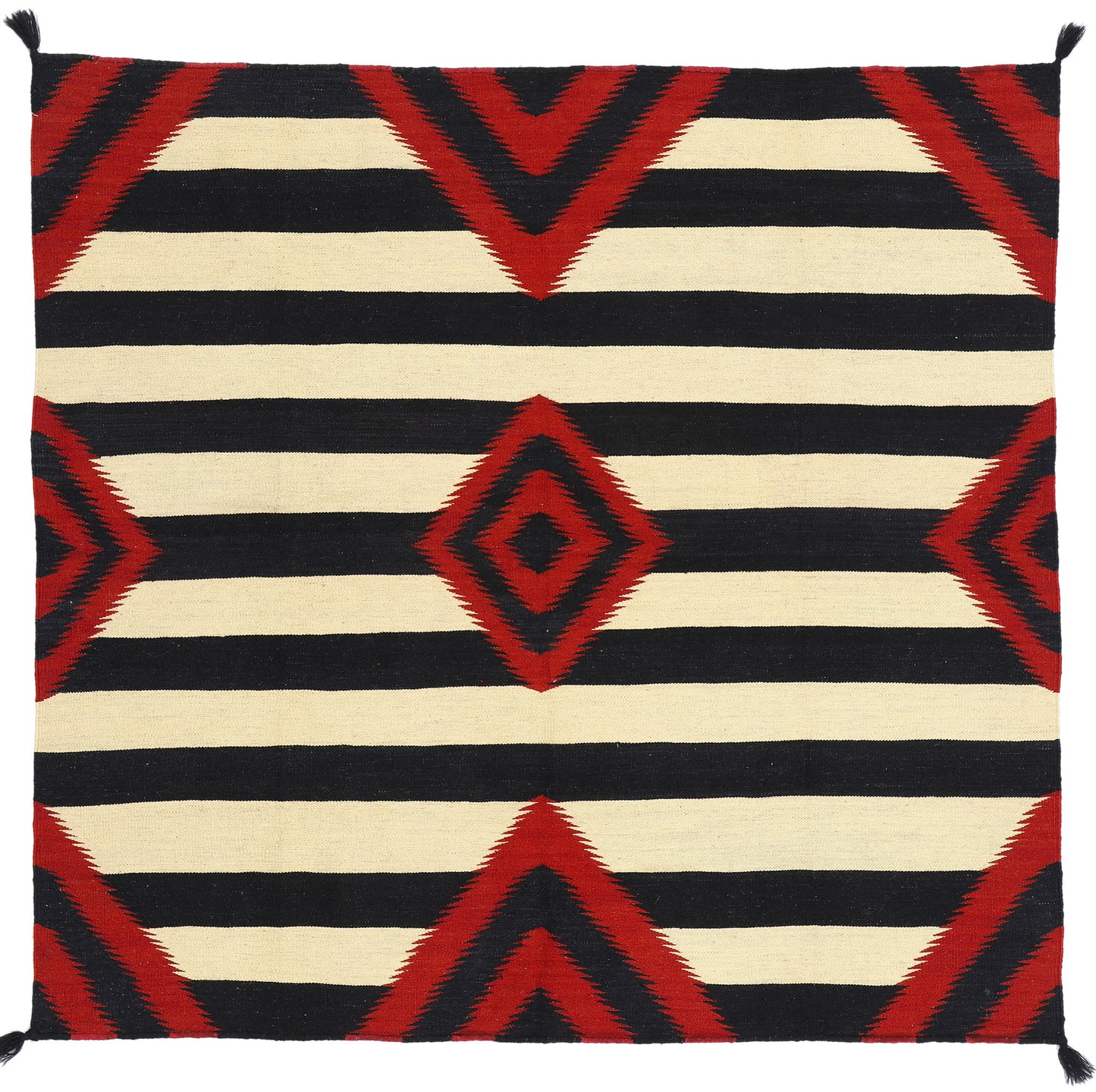 6 x 6 Southwest Modern Chief Blanket Navajo-Style Rug 81046