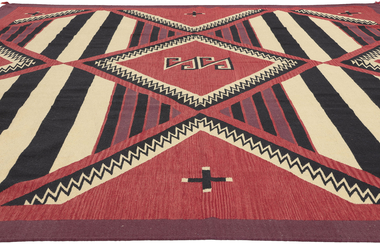 9 x 12 Southwest Modern Chief Blanket Navajo-Style Rug 81029
