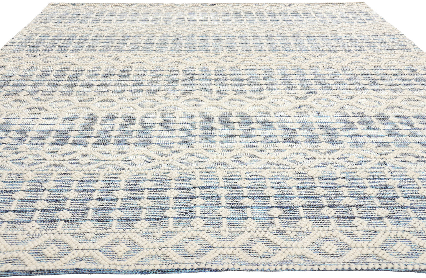 8 x 10 Moroccan Textured High-Low Kilim Rug 31034