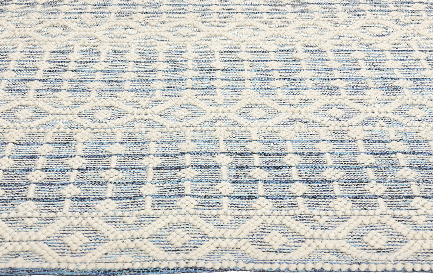 8 x 10 Moroccan Textured High-Low Kilim Rug 31034