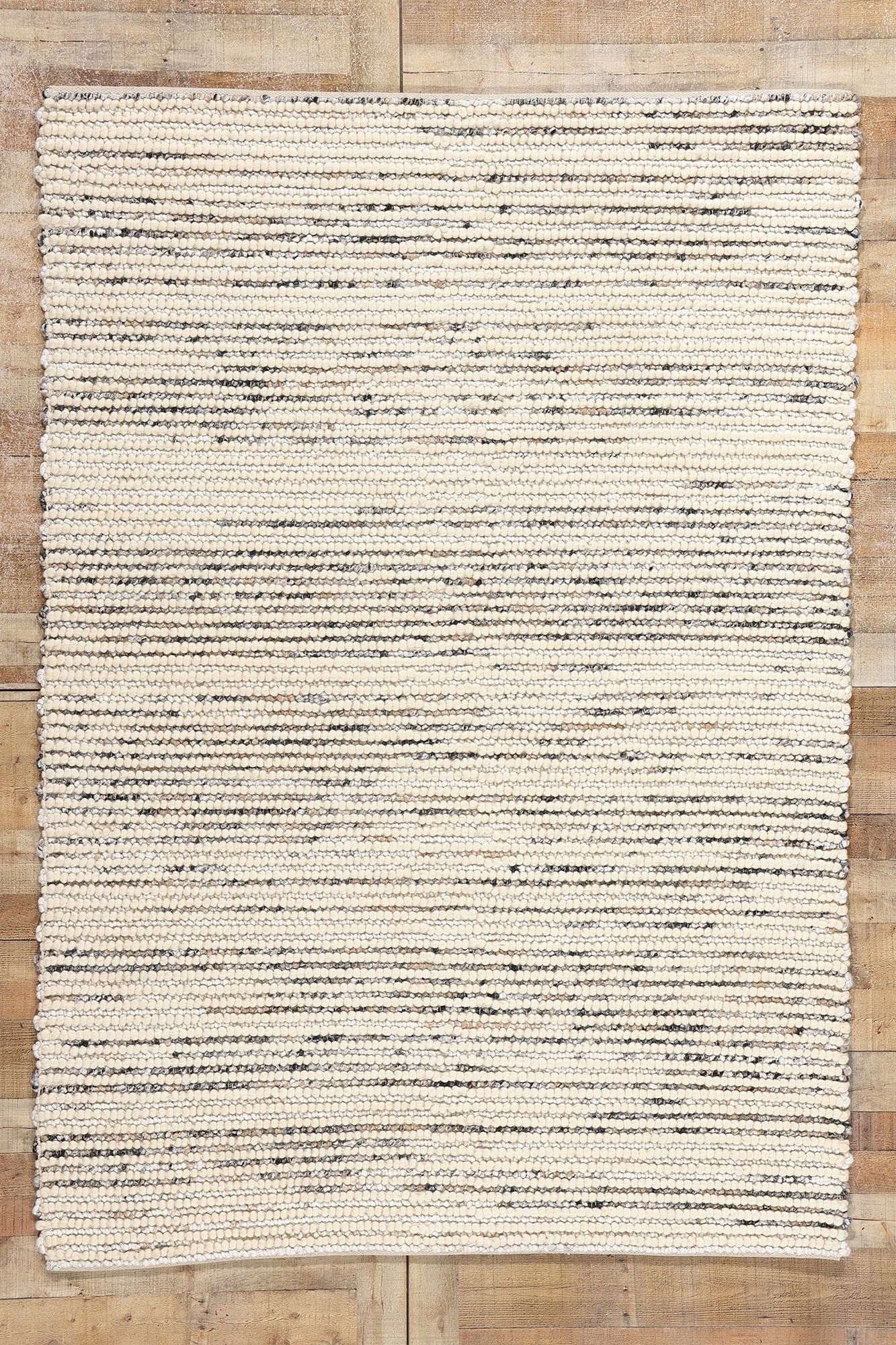 6 x 8 Moroccan Textured High-Low Kilim Rug 31040