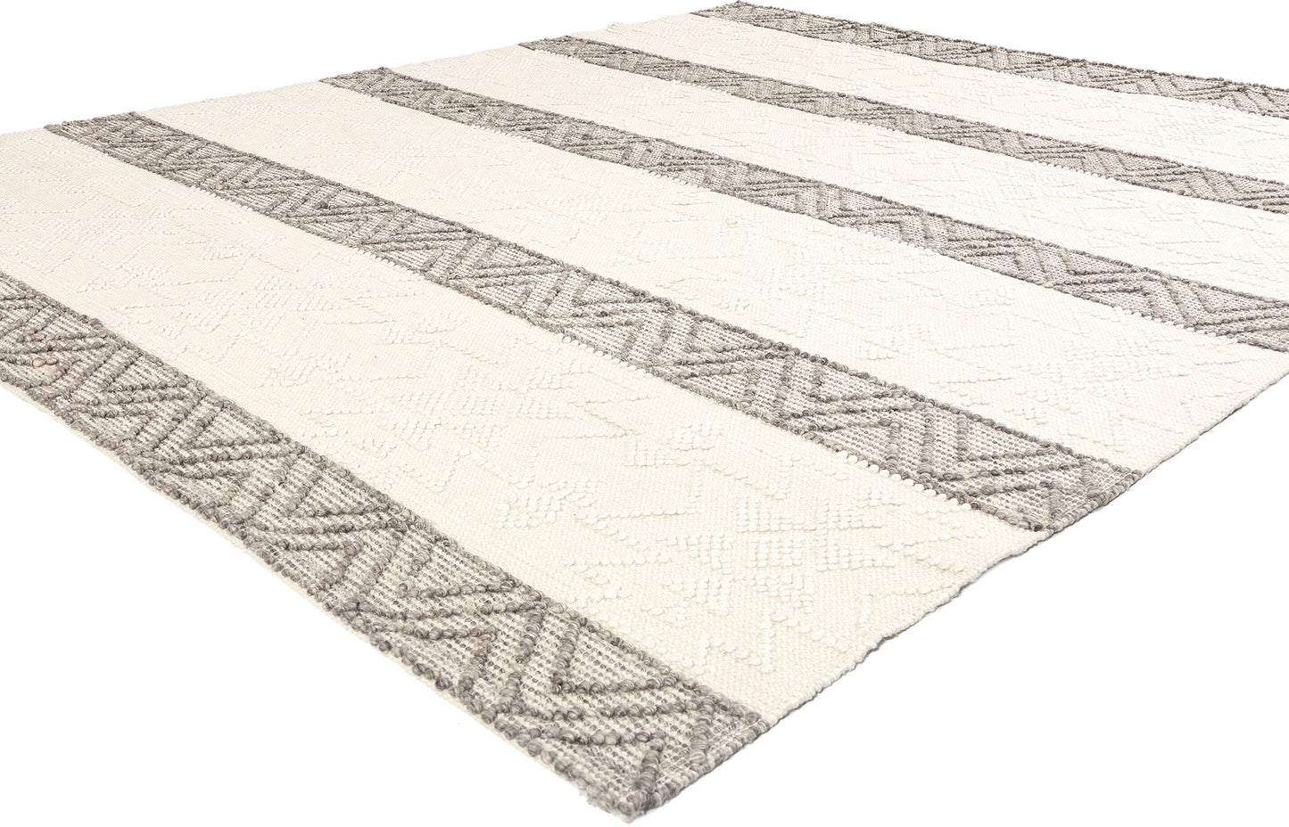8 x 10 Moroccan Textured High-Low Kilim Rug 31010