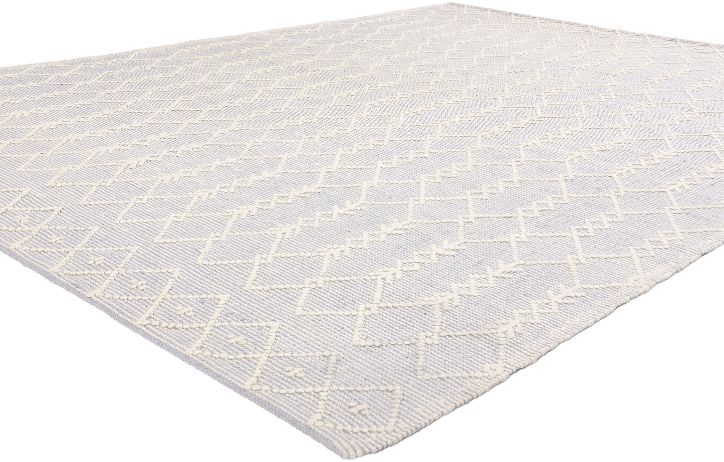8 x 10 Moroccan Textured High-Low Kilim Rug 31017