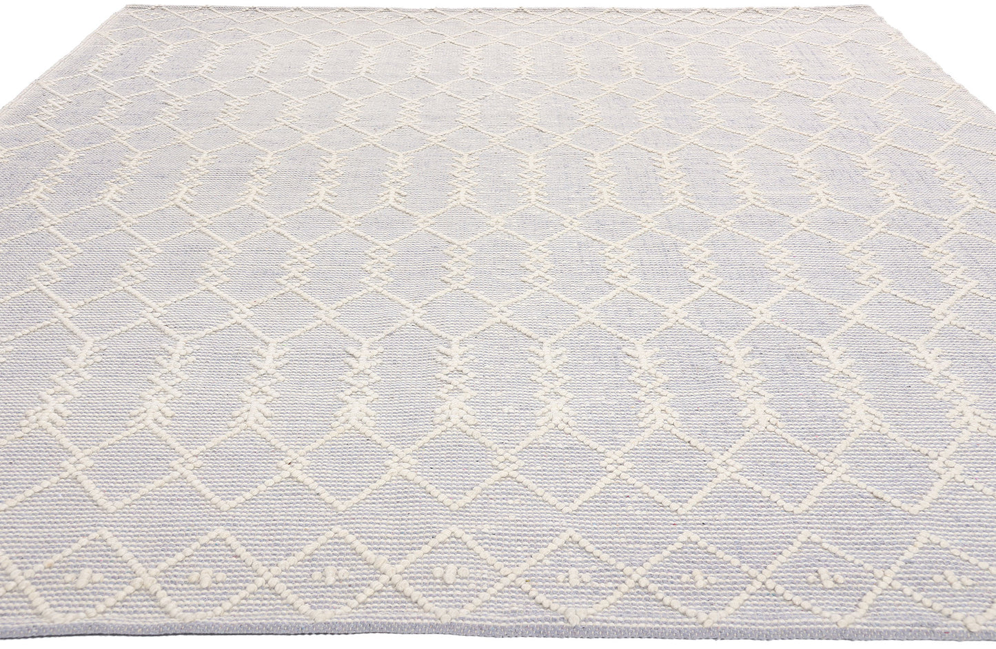 8 x 10 Moroccan Textured High-Low Kilim Rug 31017