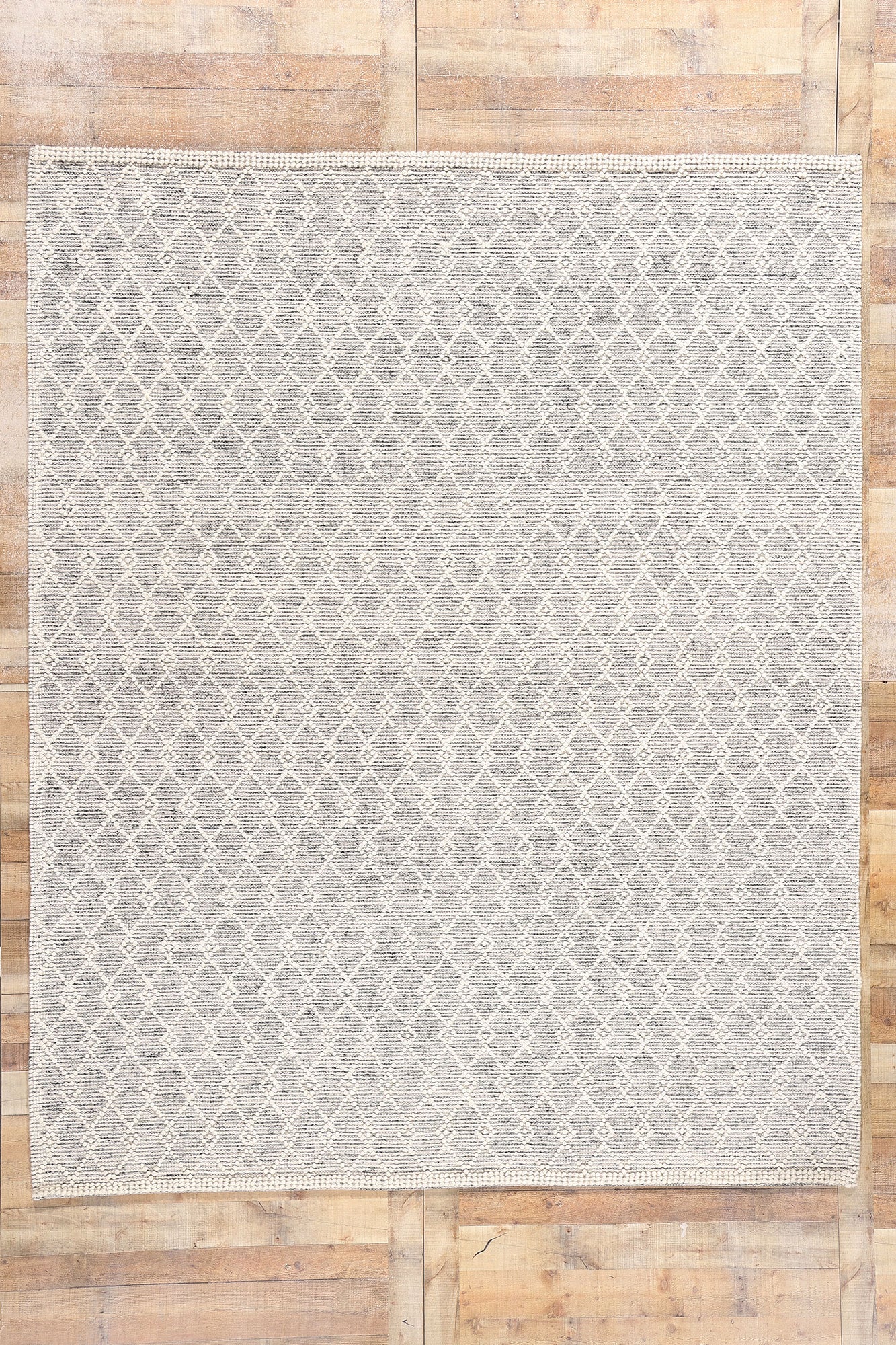 8 x 10 Moroccan Textured High-Low Kilim Rug 31018