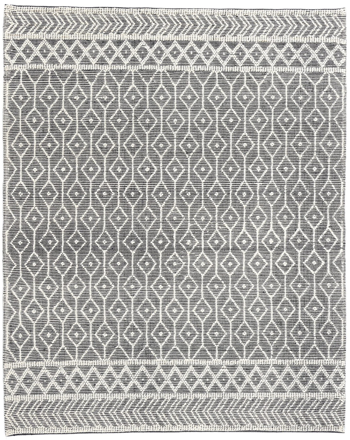 8 x 10 Moroccan Textured High-Low Kilim Rug 31022