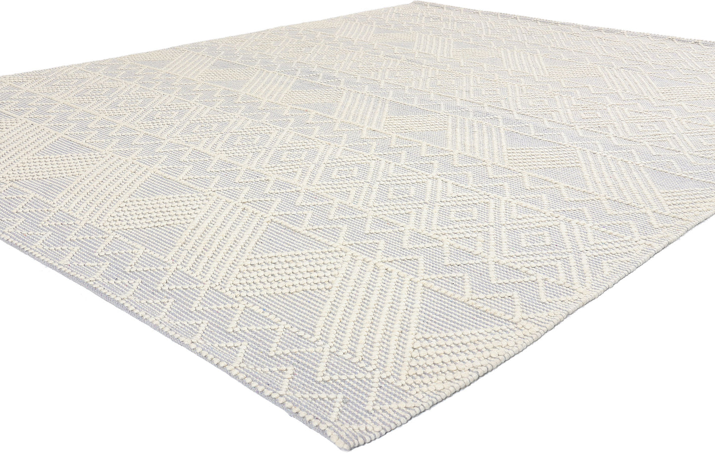 8 x 10 Moroccan Textured High-Low Kilim Rug 31025