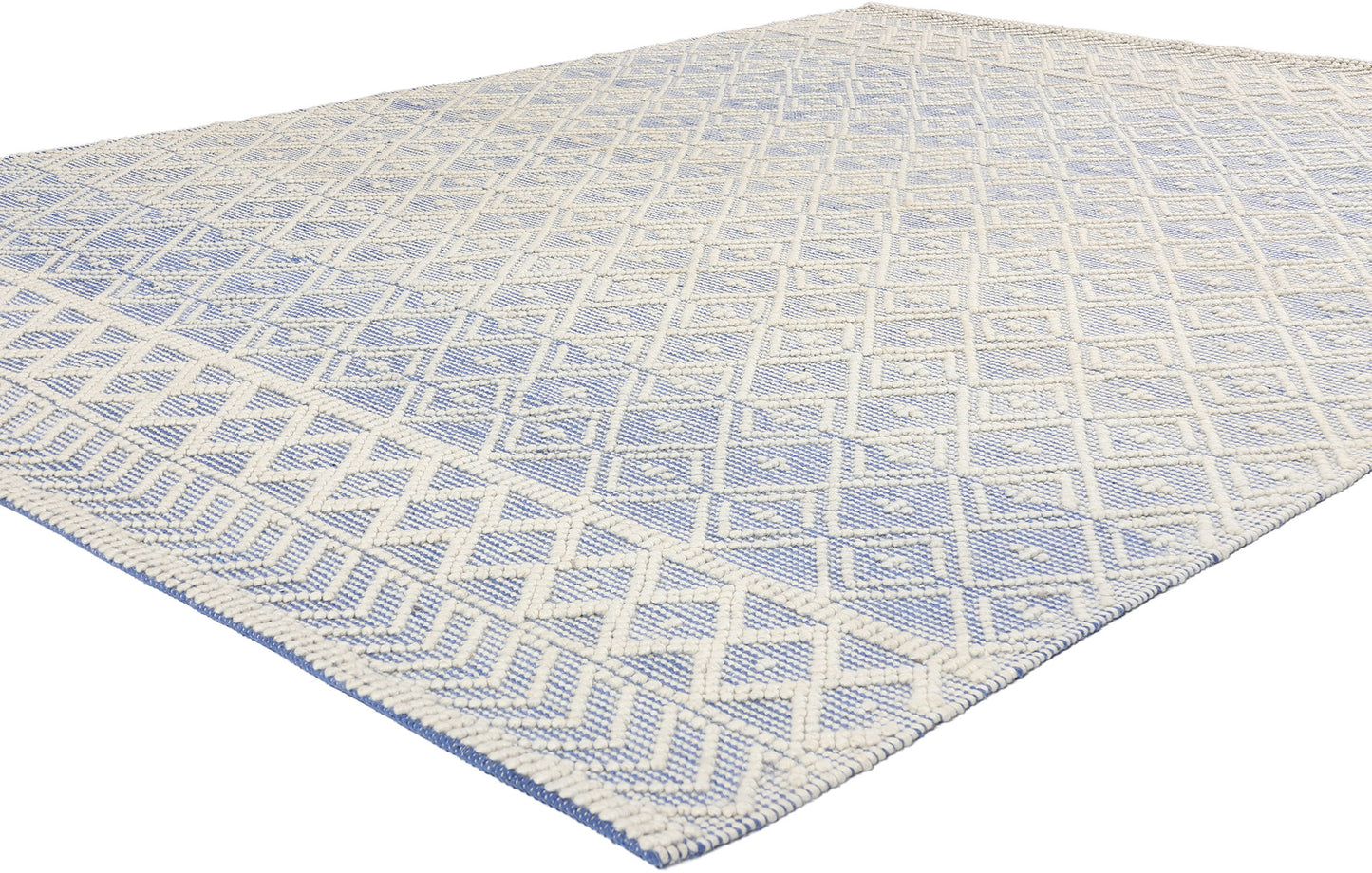 8 x 10 Moroccan Textured High-Low Kilim Rug 31026
