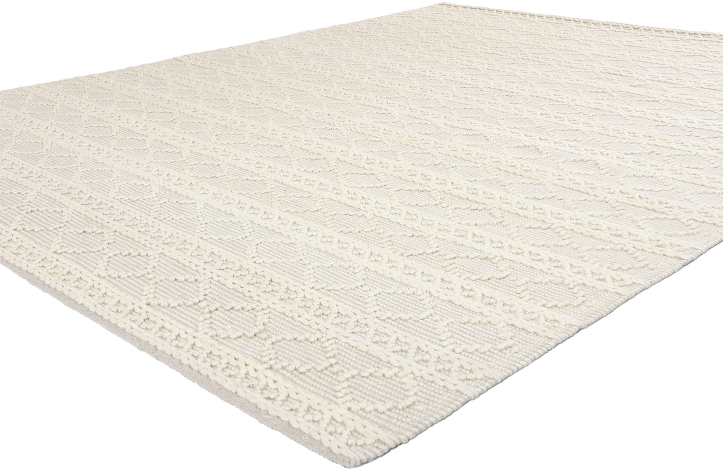 8 x 10 Moroccan Textured High-Low Kilim Rug 31032