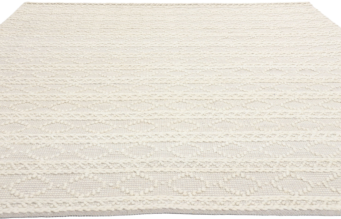 8 x 10 Moroccan Textured High-Low Kilim Rug 31032