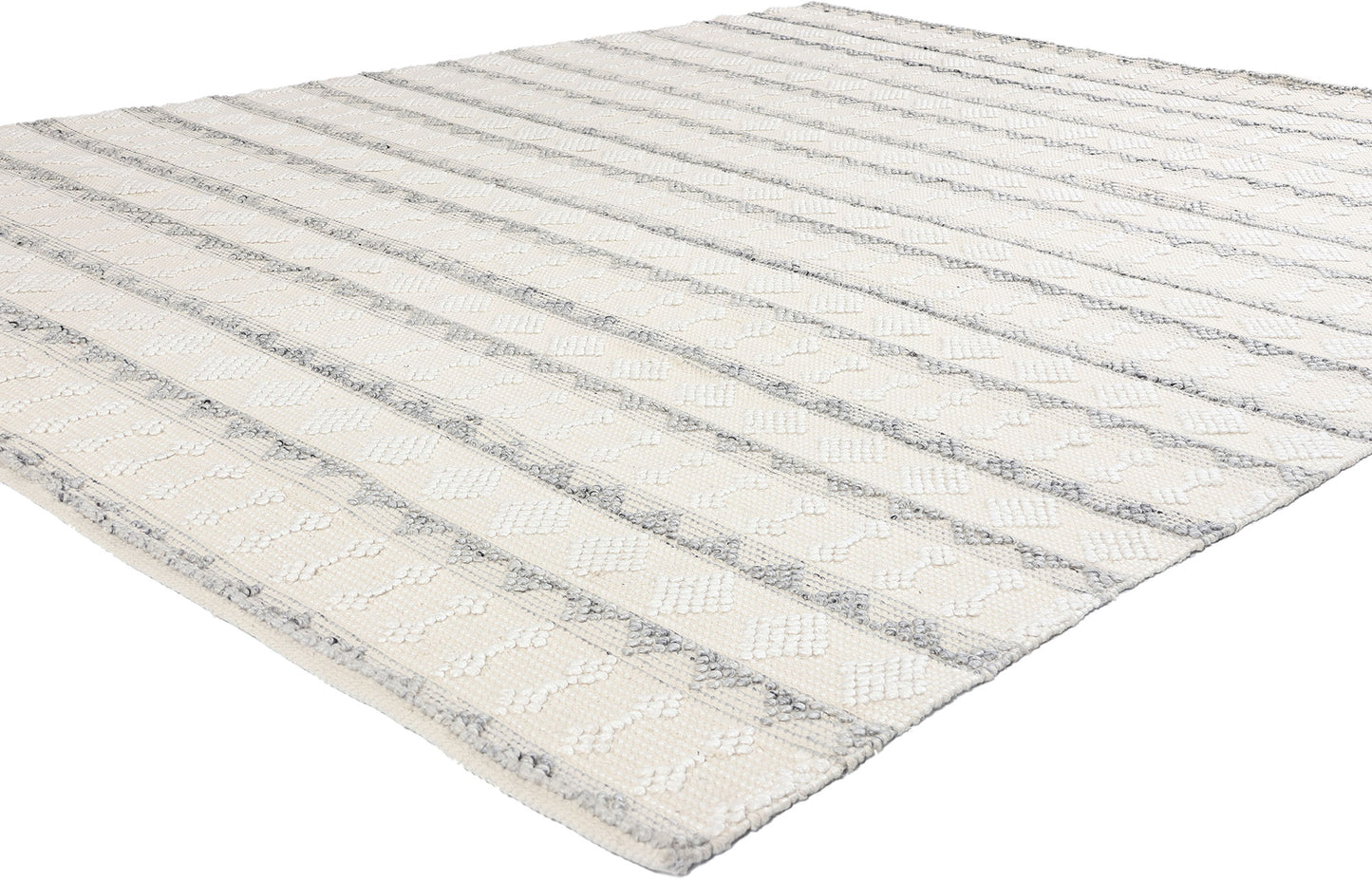 8 x 10 Moroccan Textured High-Low Kilim Rug 31035