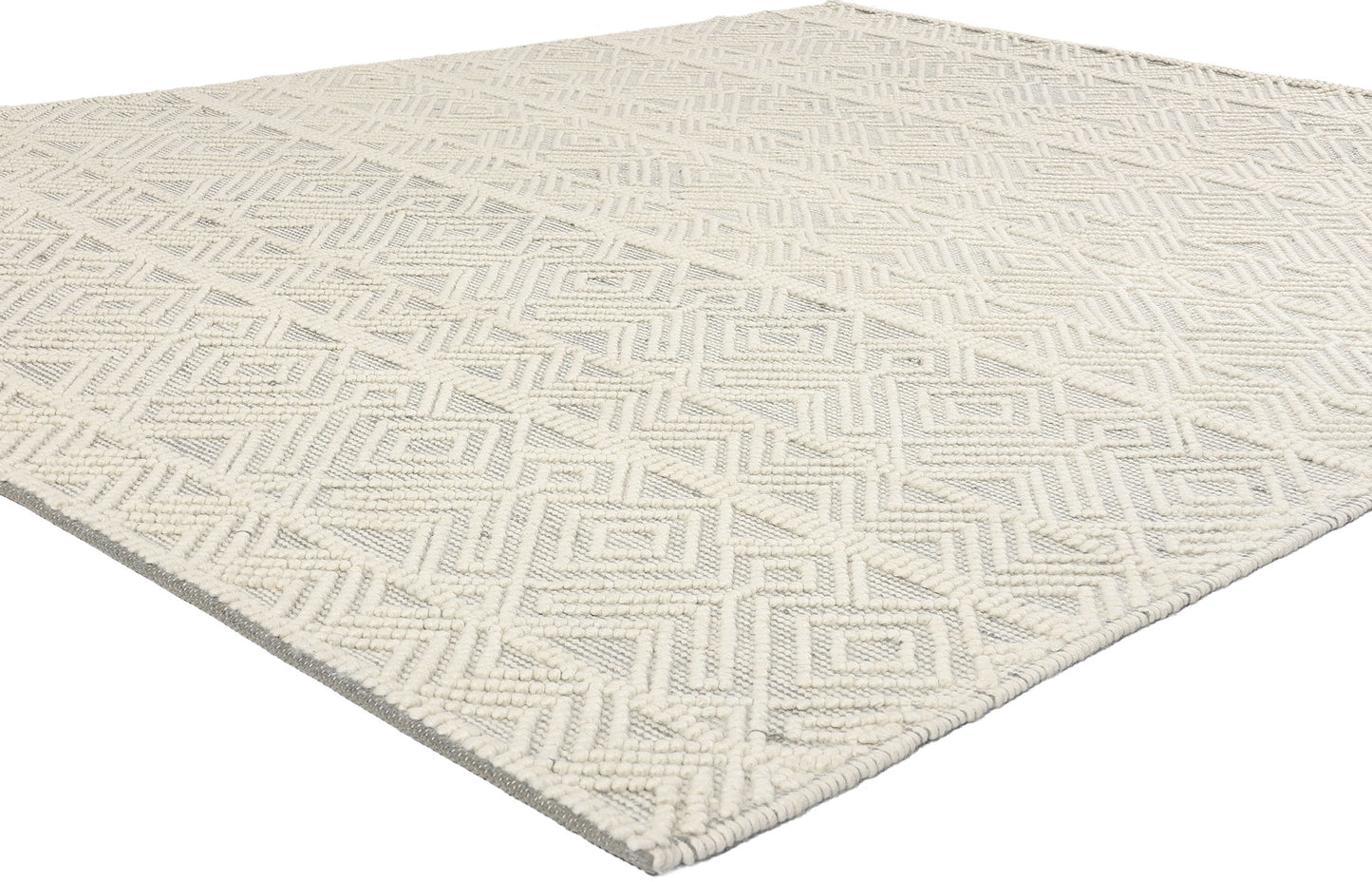 8 x 10 Moroccan Textured High-Low Kilim Rug 31037