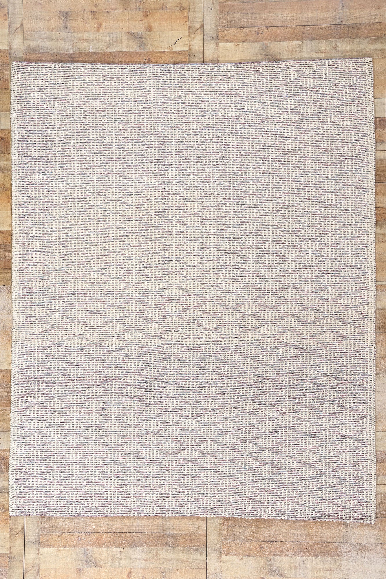 8 x 11 Moroccan Textured High-Low Kilim Rug 31023