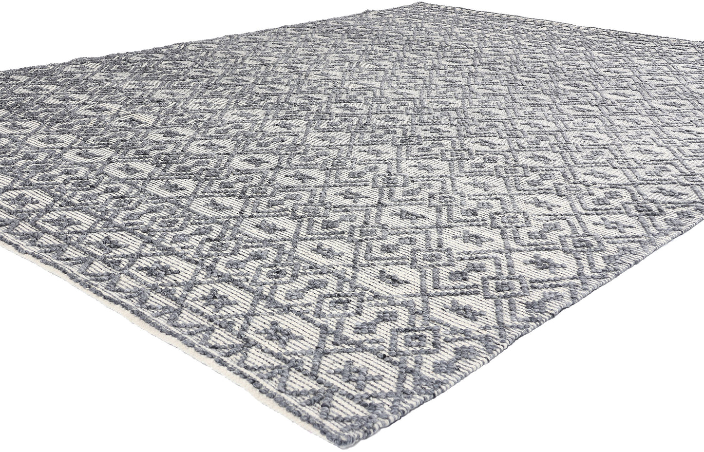 8 x 11 Moroccan Textured High-Low Kilim Rug 31030
