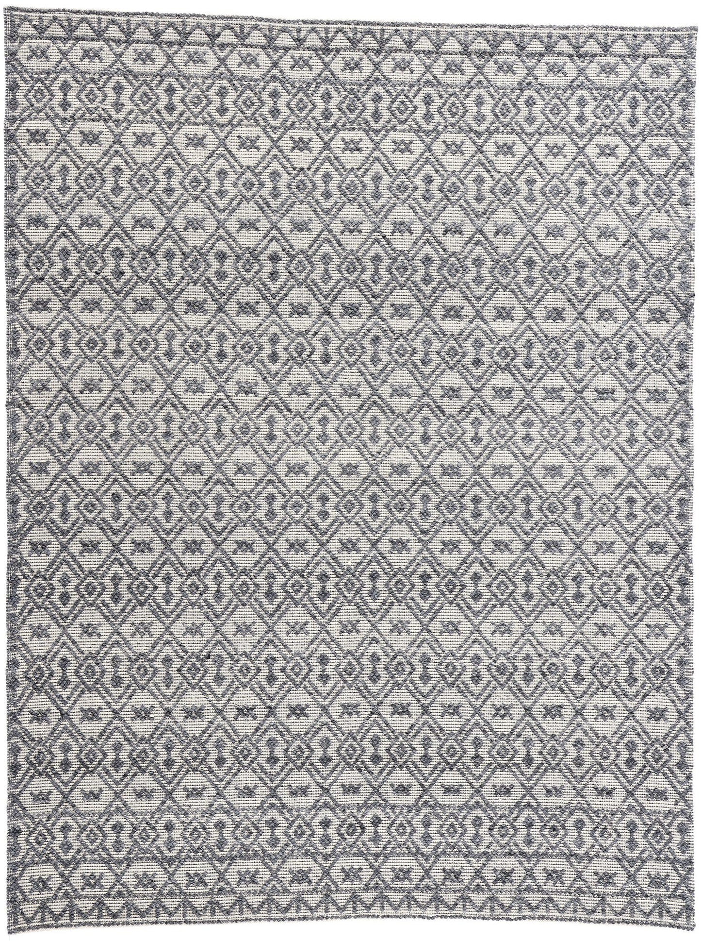 8 x 11 Moroccan Textured High-Low Kilim Rug 31030
