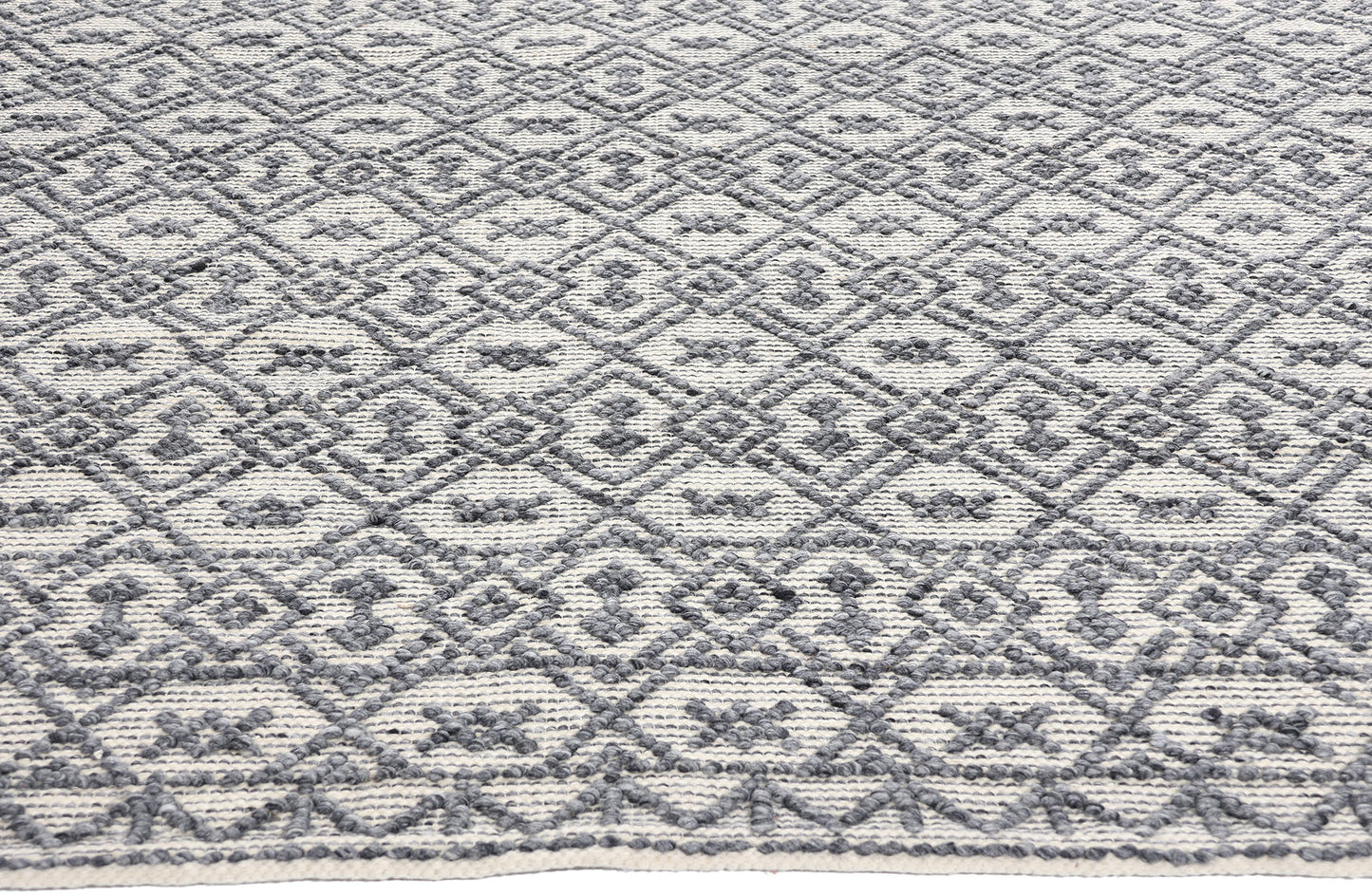 8 x 11 Moroccan Textured High-Low Kilim Rug 31030