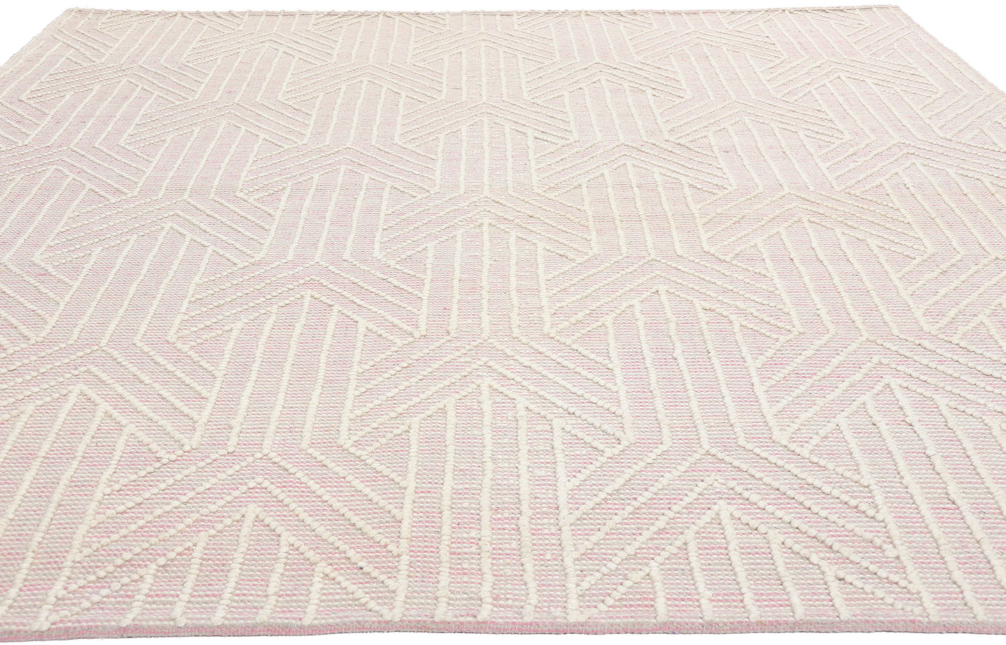 8 x 10 Moroccan Textured High-Low Kilim Rug 31027