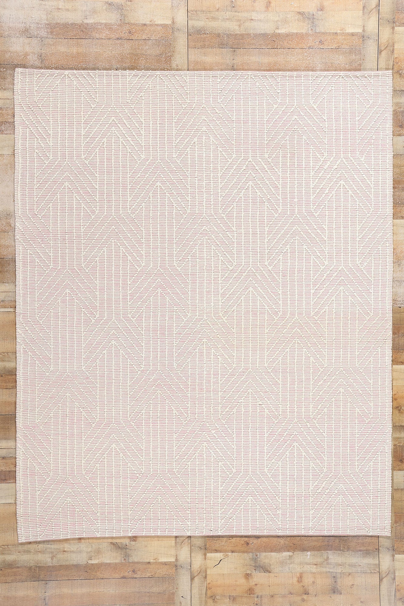 8 x 10 Moroccan Textured High-Low Kilim Rug 31027