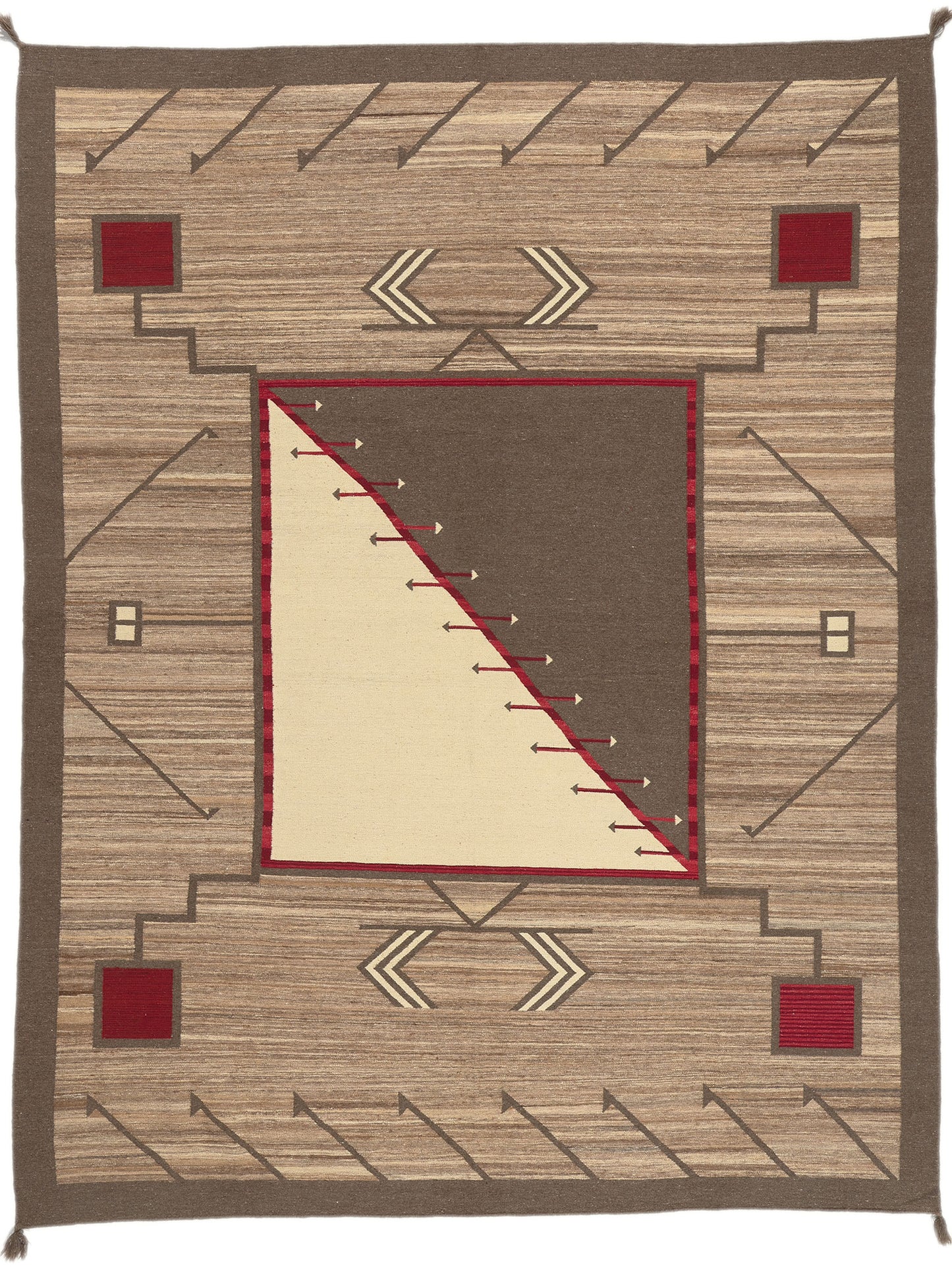 9 x 12 Southwest Modern Navajo-Style Rug 81035