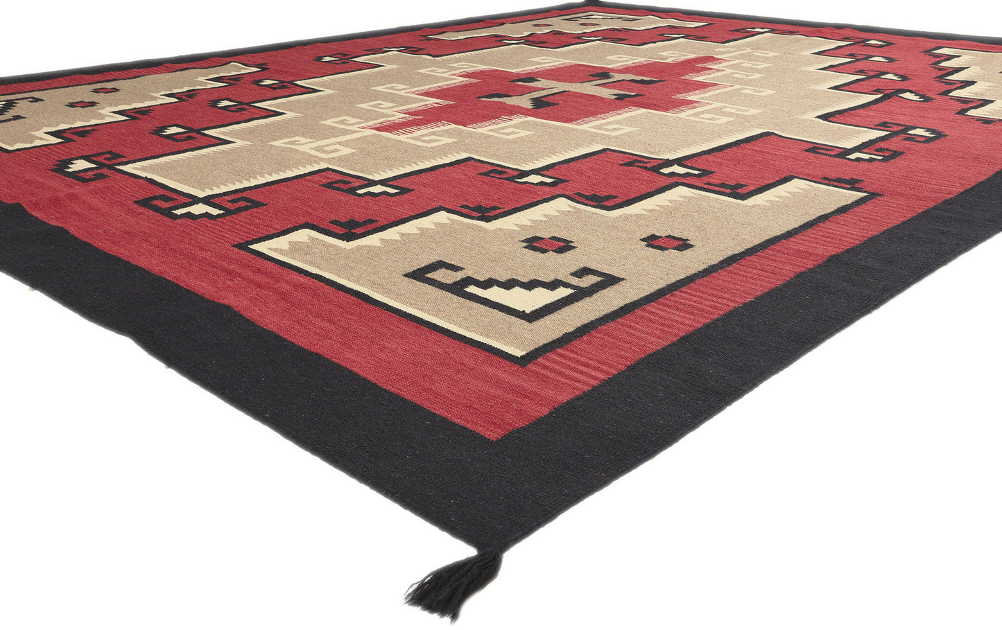 9 x 12 Southwest Modern Red Ganado Navajo-Style Rug 81025