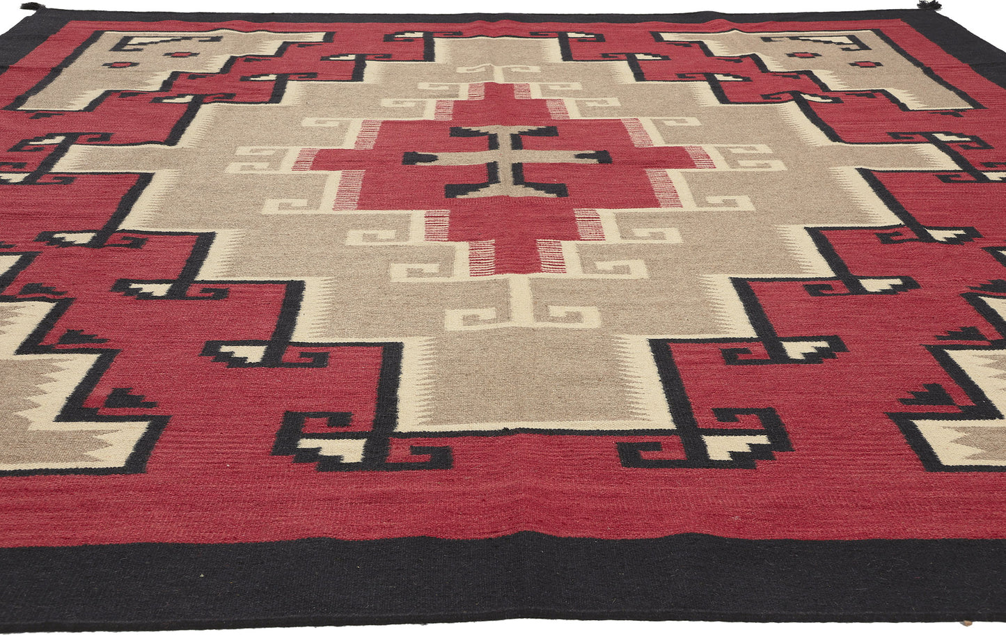 9 x 12 Southwest Modern Red Ganado Navajo-Style Rug 81025