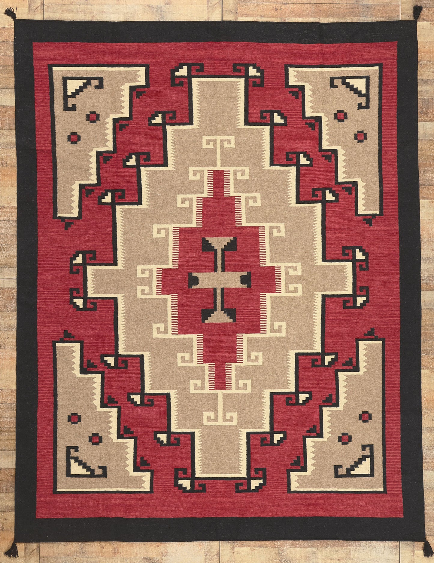 9 x 12 Southwest Modern Red Ganado Navajo-Style Rug 81025