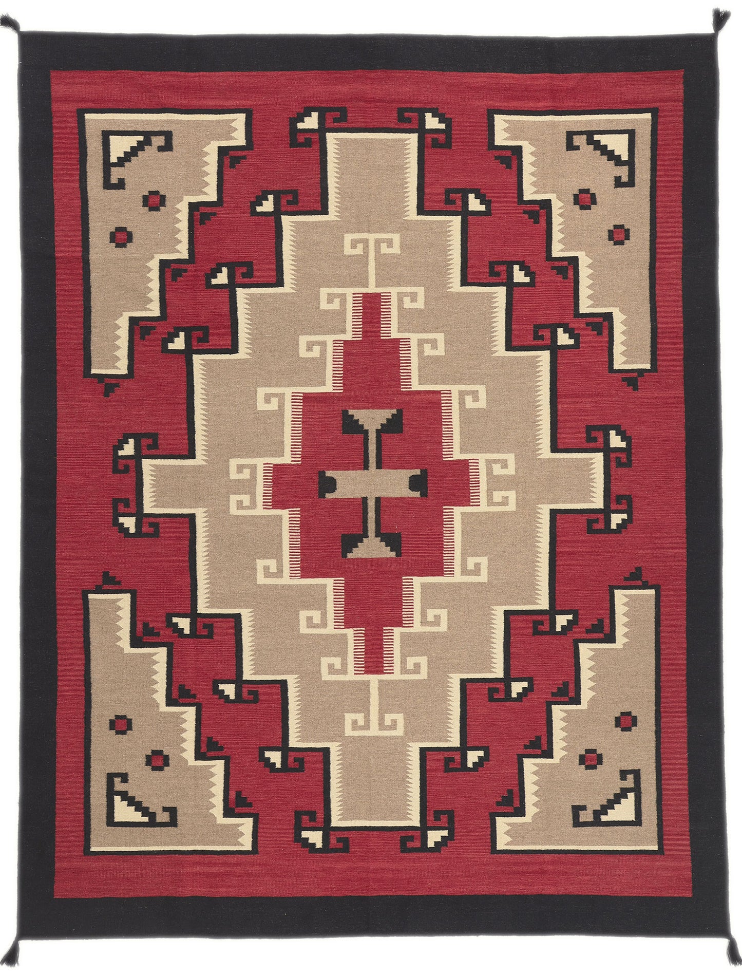 9 x 12 Southwest Modern Red Ganado Navajo-Style Rug 81025