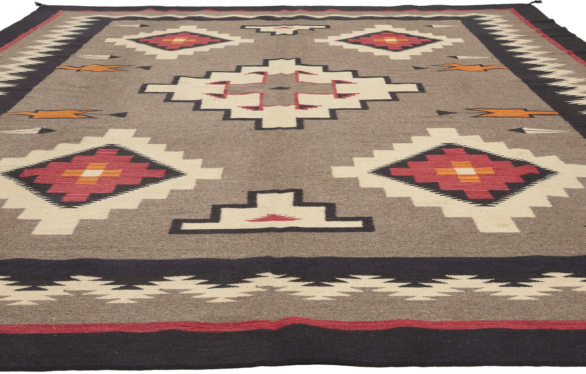9 x 12 Southwest Modern Teec Nos Pos Navajo-Style Rug 81031