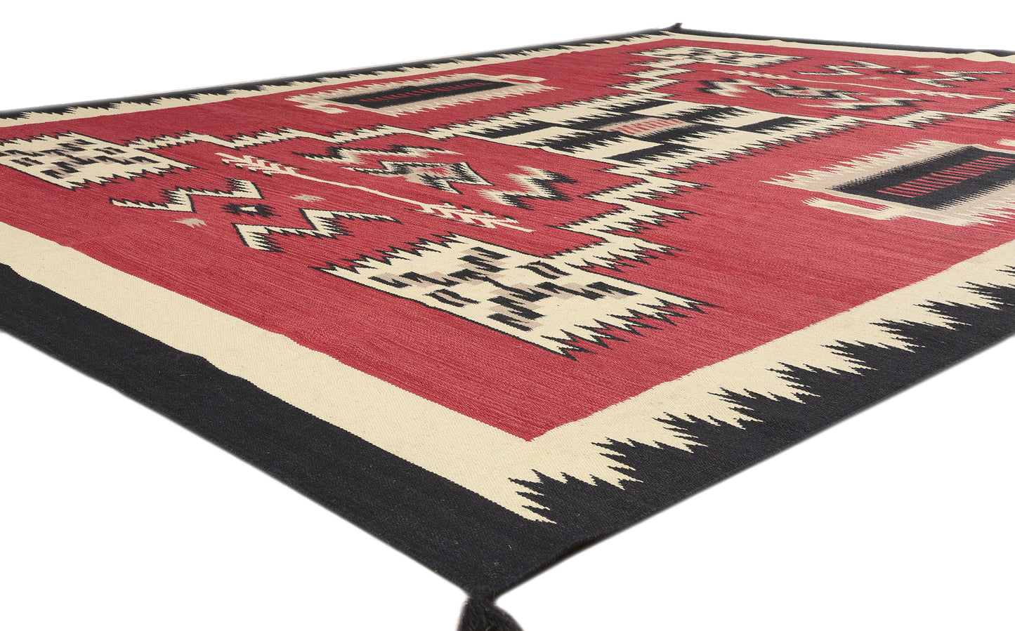 9 x 12 Southwest Modern Red Navajo-Style Rug 81024
