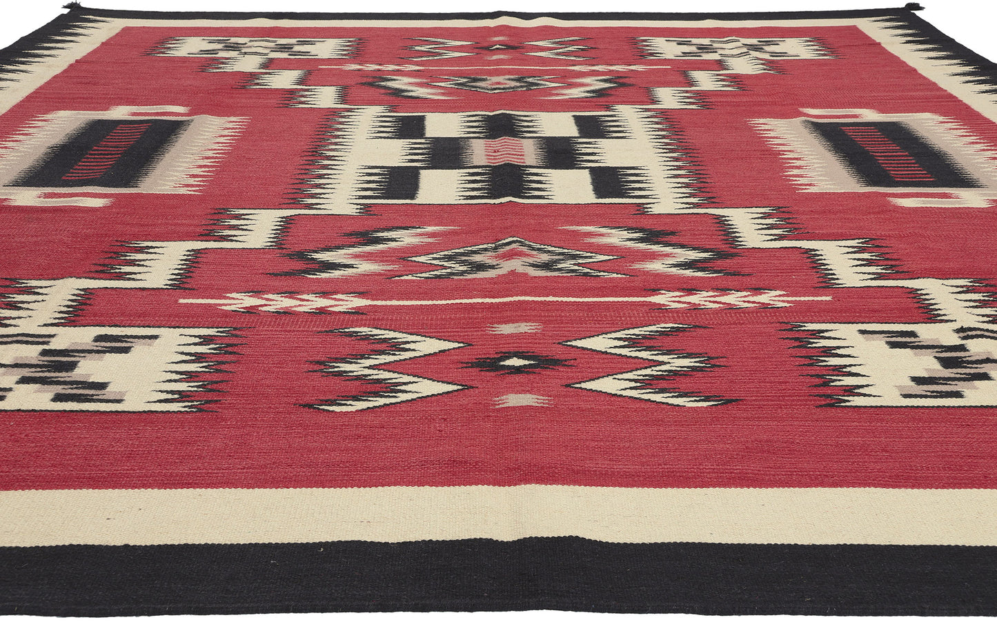 9 x 12 Southwest Modern Red Navajo-Style Rug 81024