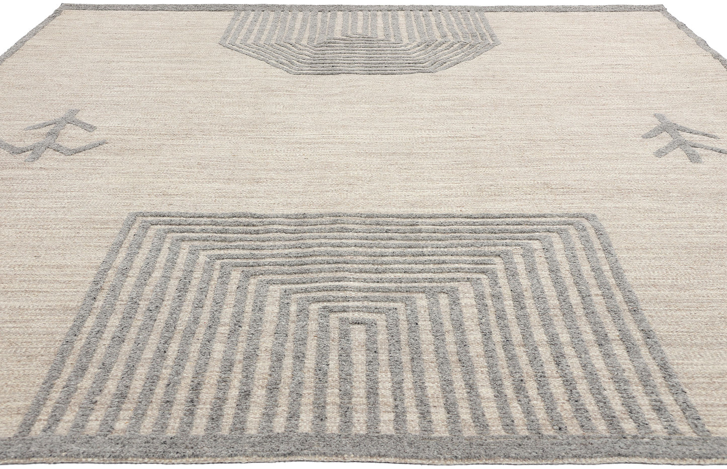 8 x 10 Modern Tribal Moroccan High-Low Rug 31258