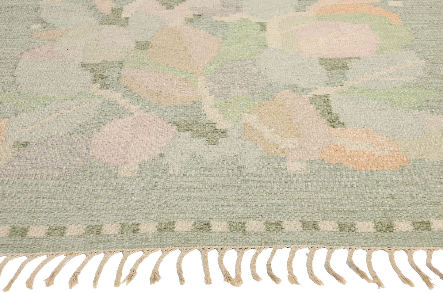 5 x 8 Ingegerd Silow Vintage Swedish Rollakan Rug 78836