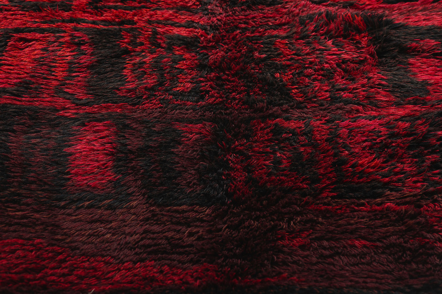 4 x 7 Vintage Finnish Rya Ryijy Rug 78469