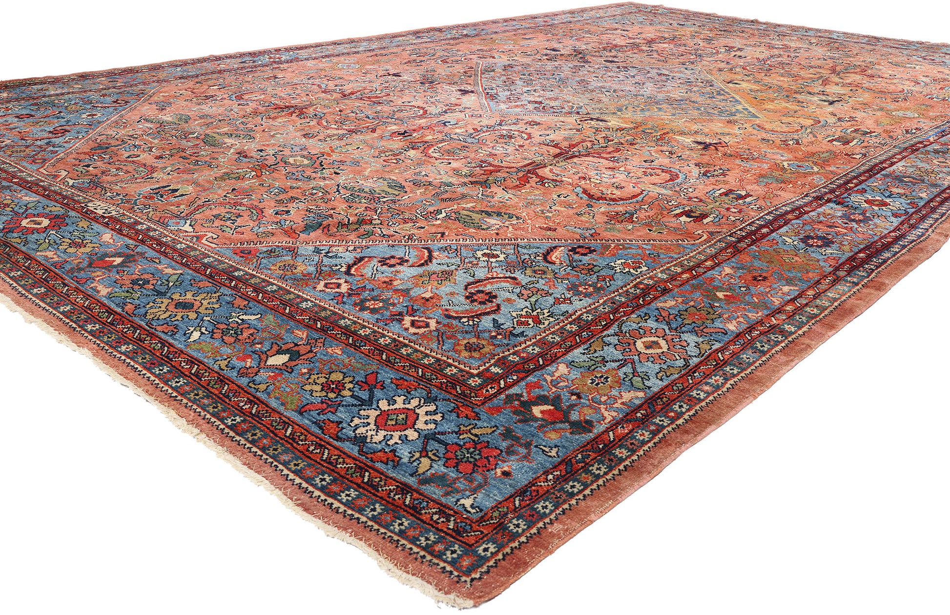 10 x 17 Antique Persian Sultanabad Rug 90020