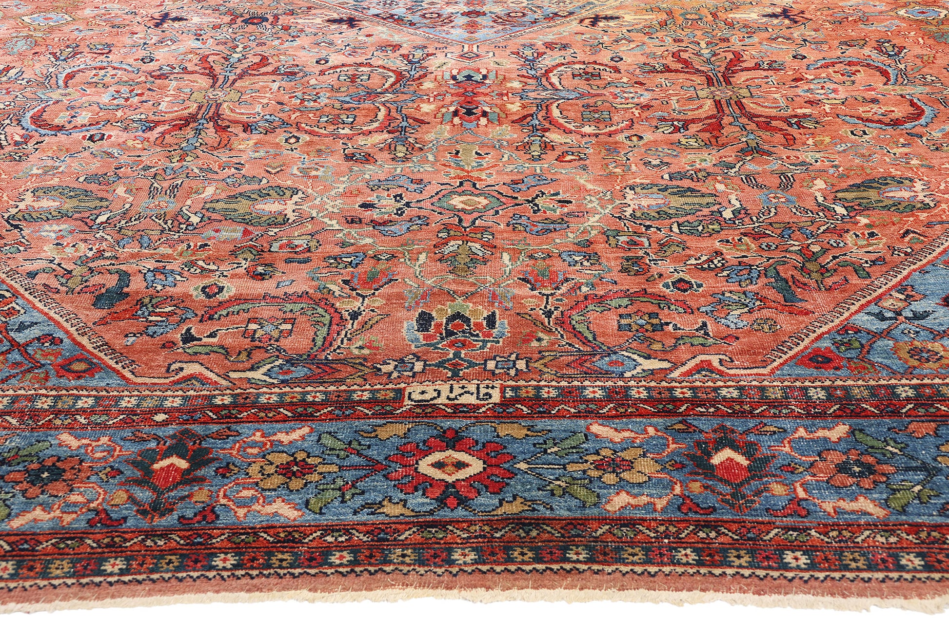 10 x 17 Antique Persian Sultanabad Rug 90020
