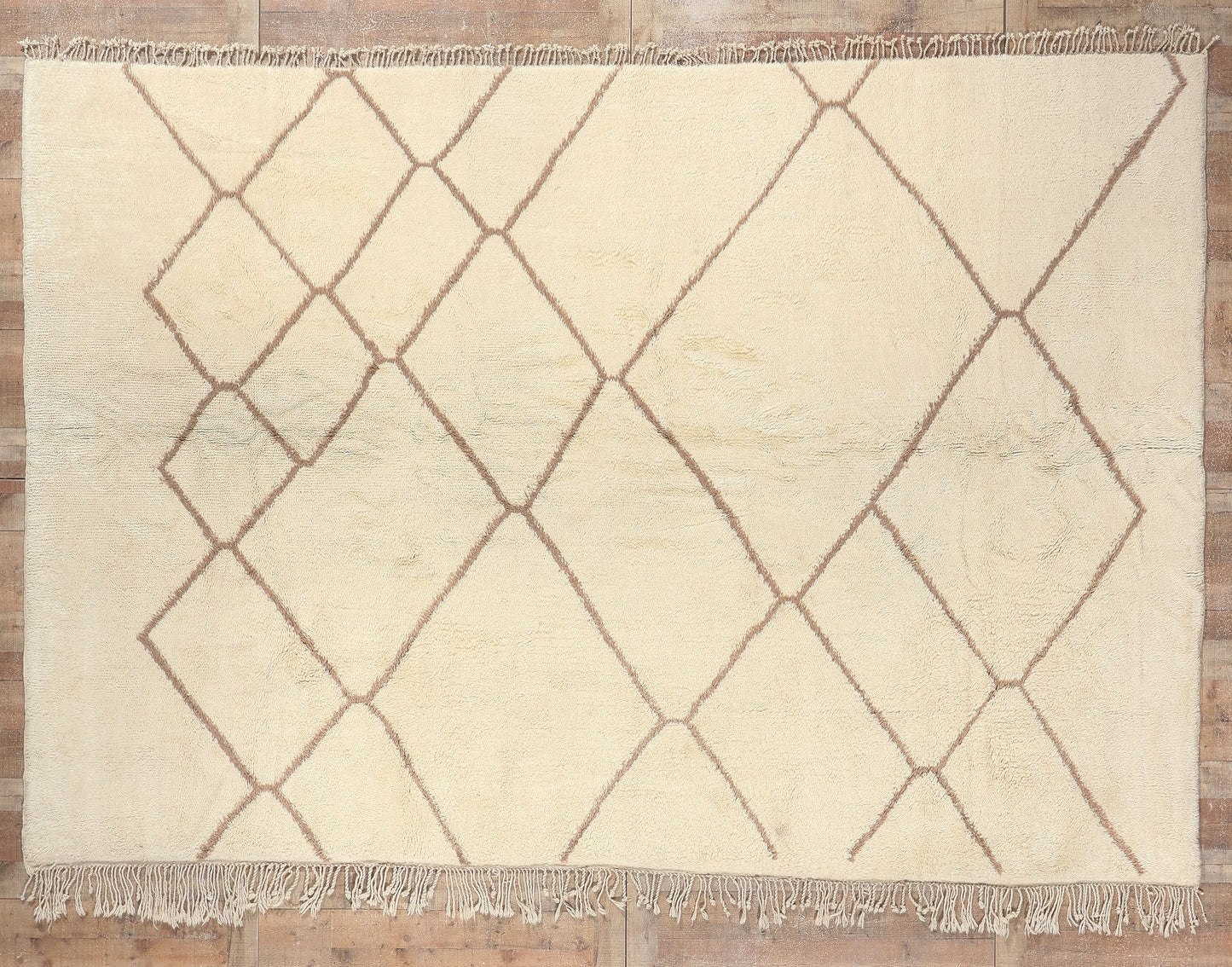 13 x 9 Large Moroccan Beni Ourain Rug 78233