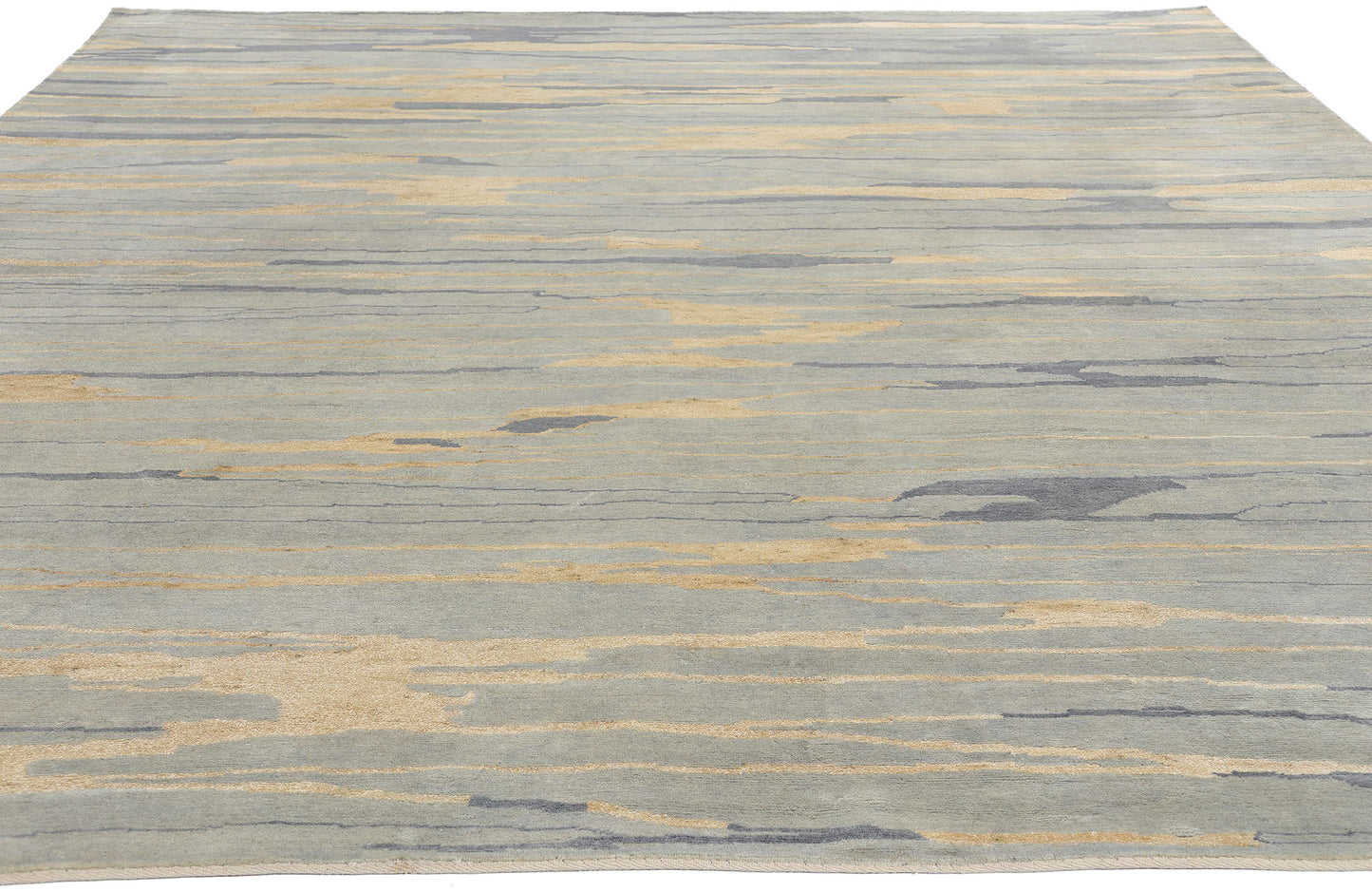 8 x 10 Contemporary Abstract Seaside Biophilic Rug 31145