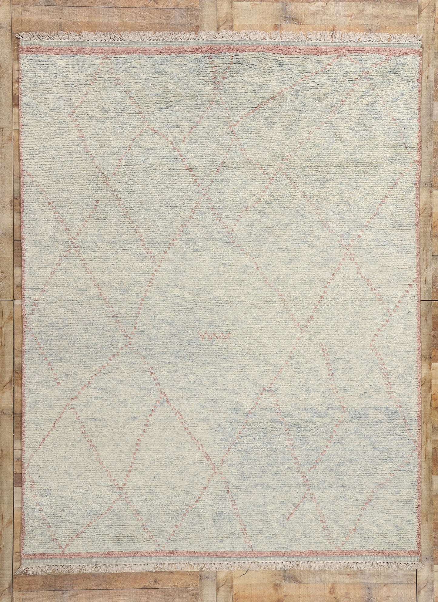 8 x 10 Blush Diamond Whisper Modern Moroccan Rug 31288