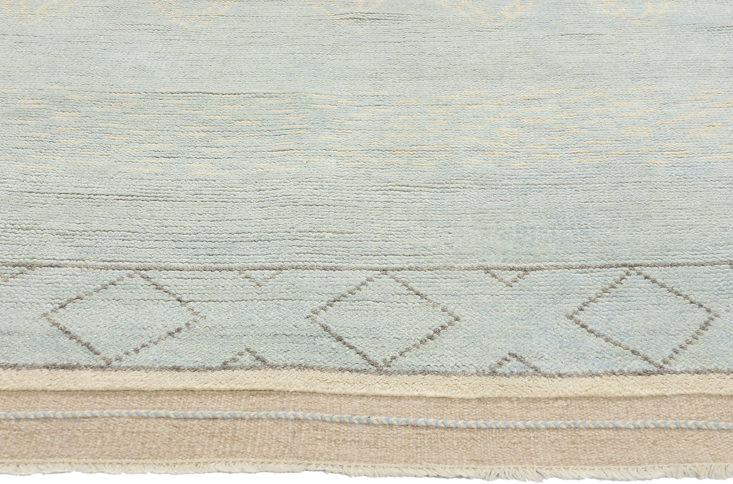 8 x 10 Light Blue Bohemian Moroccan Rug 31244