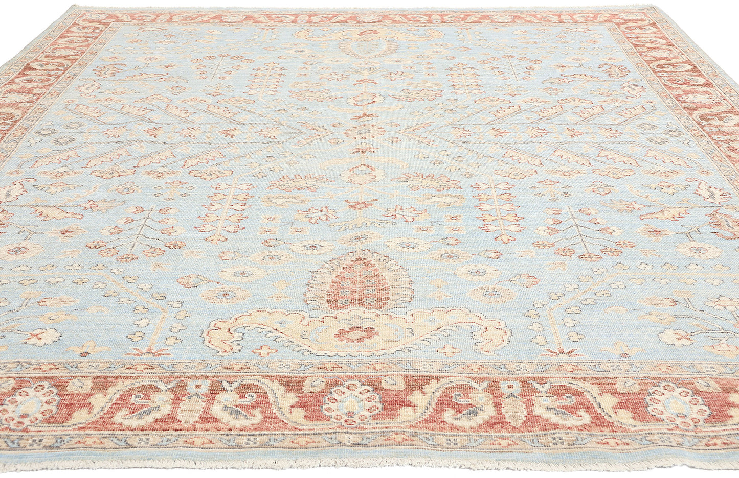 8 x 10 Modern Light Blue Sultanabad Rug 81114
