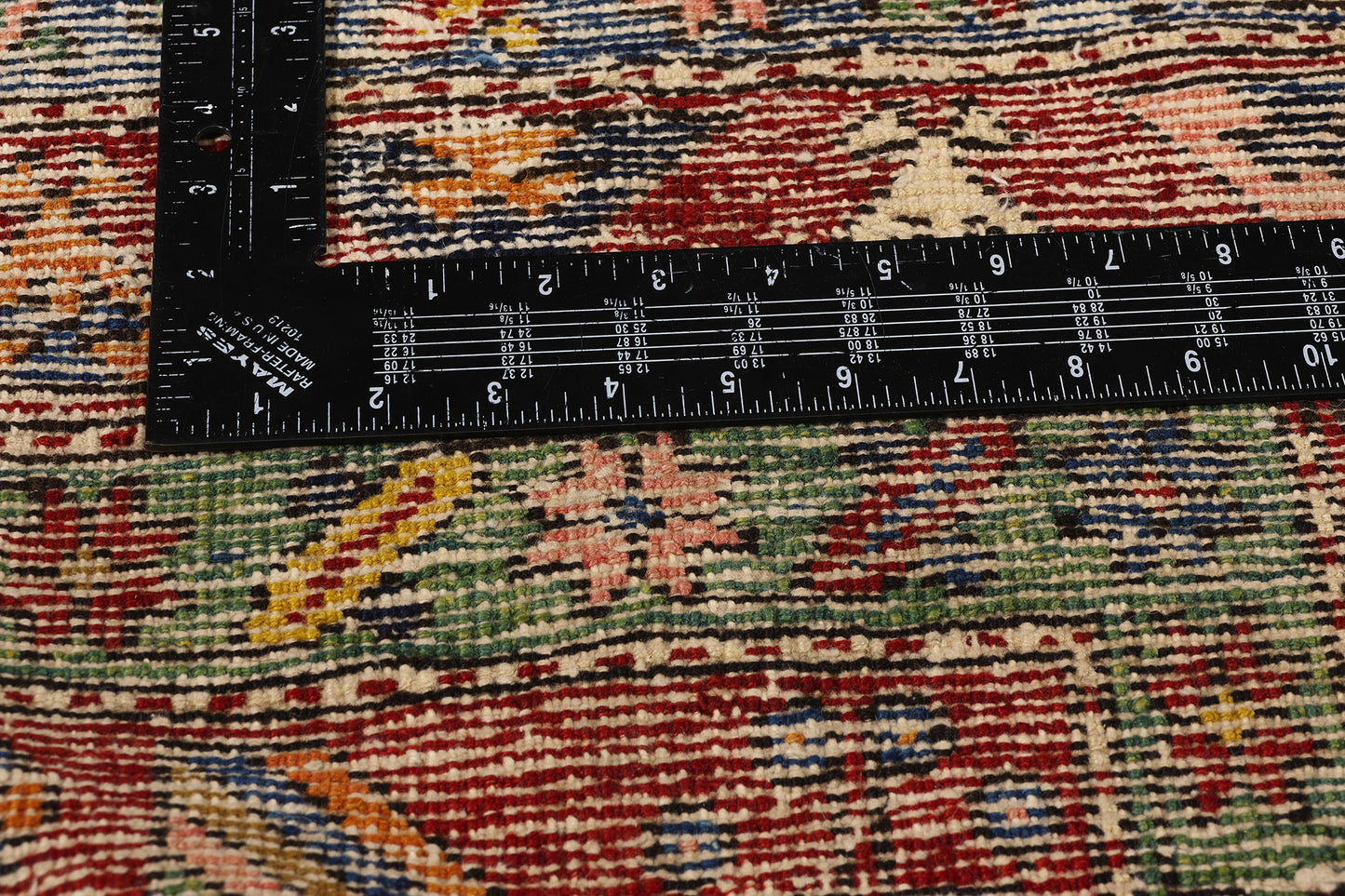 3 x 16 Vintage Persian Karaja Heriz Rug 53872