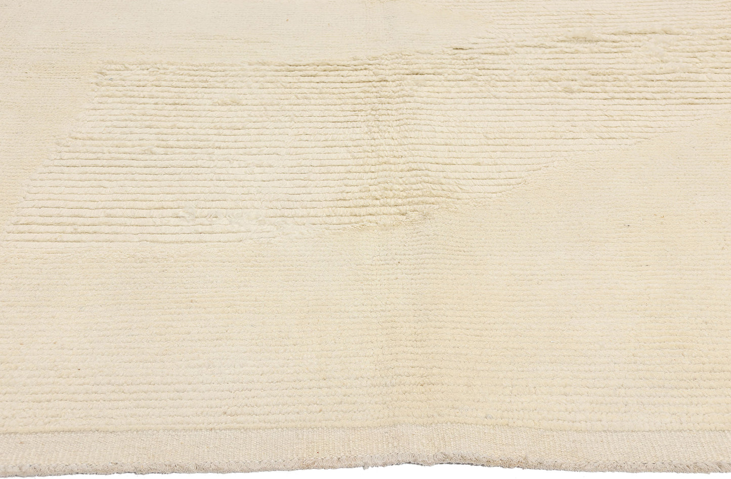 8 x 10 Organic Modern Ivory Moroccan Rug 81087