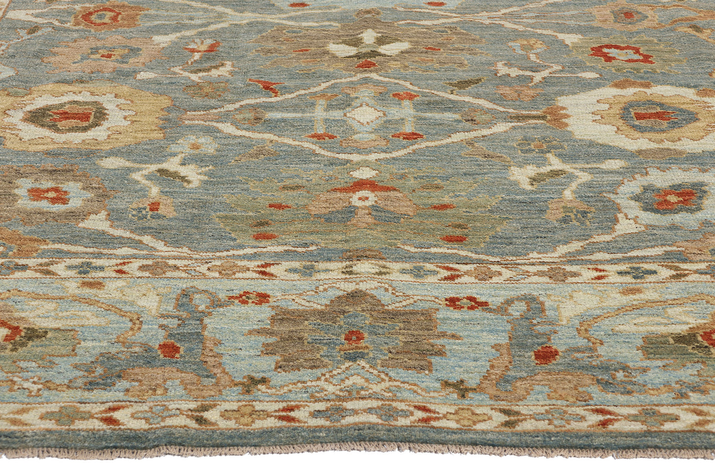 8 x 11 Modern Blue Persian Sultanabad Rug 61287